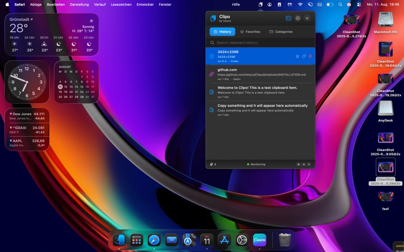 App screenshot