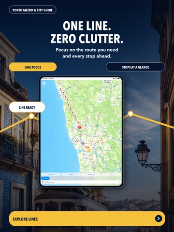 Porto Subway Map iPad screenshot