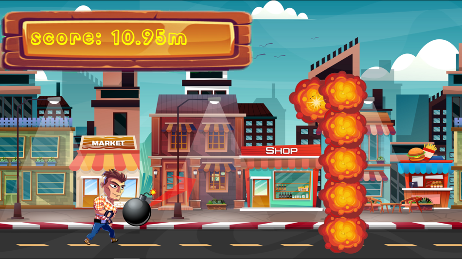 #2. BombRun! (iOS) 由: Anji Oguma