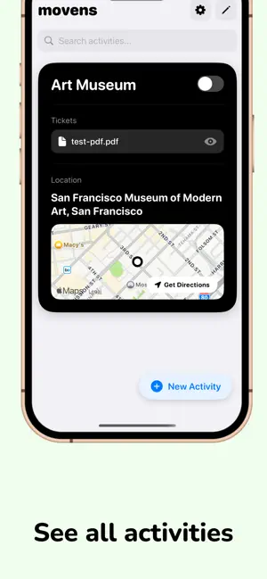 Movens - Trip Organizer screenshot 3
