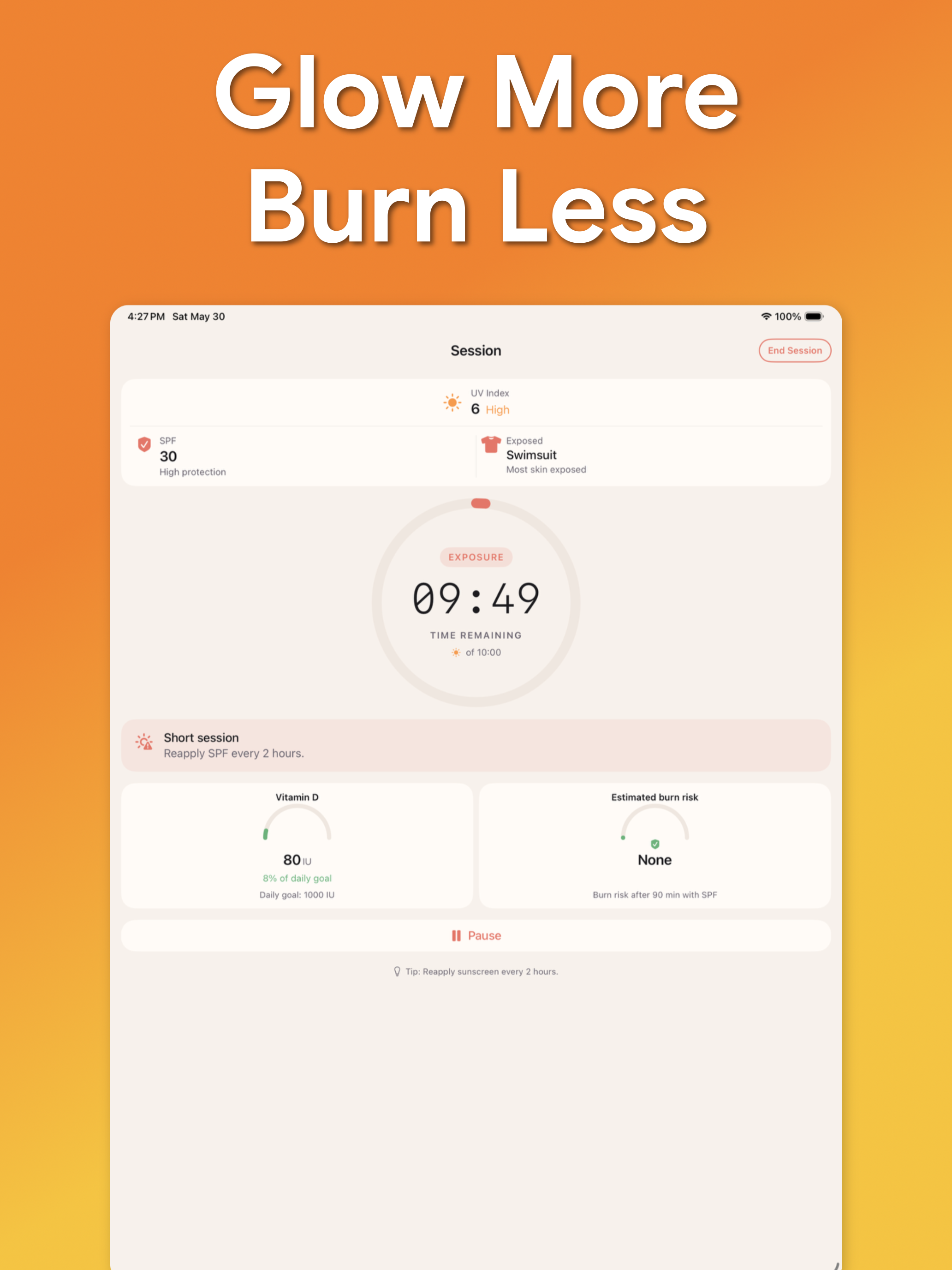 Tanning App - Tansy SPF
