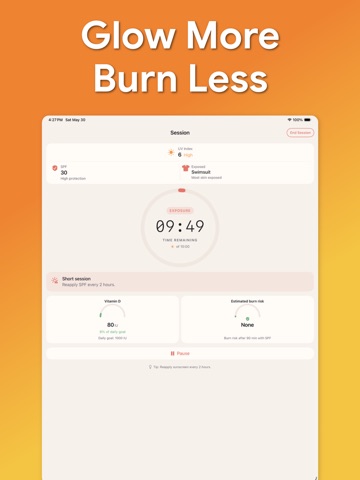 Tanning App - Tansy SPF iPad screenshot 3