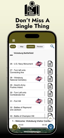 Vicksburg Battlefield GPS Tour screenshot