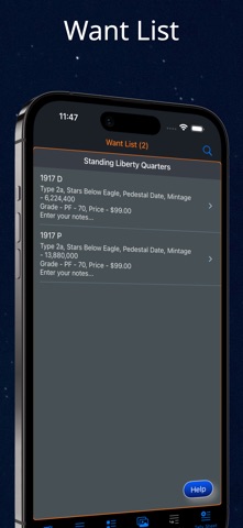 Standing Liberty Quarter iPhone screenshot