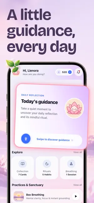 Lienora: Daily wellness quotes screenshot 1