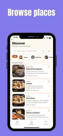 Barcelona Food Guide iPhone screenshot