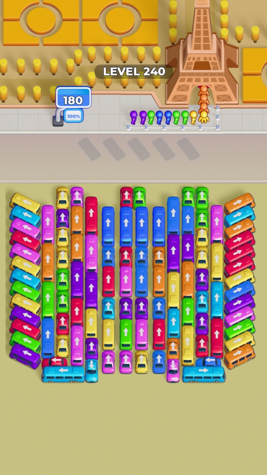 #5. Bus Sort: Color Parking Jam (iOS) 由: AMOBEAR PTE. LTD