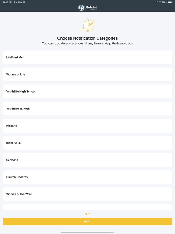 LifePointAZ iPad screenshot 1 - Lifestyle app