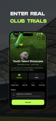 Pro Legacy: Football Talent screenshot