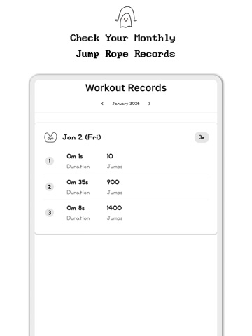 Ghost Jump Rope iPad screenshot