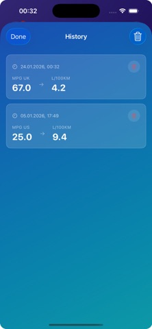 MPG Fuel Converter Screenshot 3 of 3