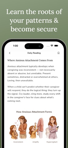 Anxious Attachment App Meadow iPhone screenshot