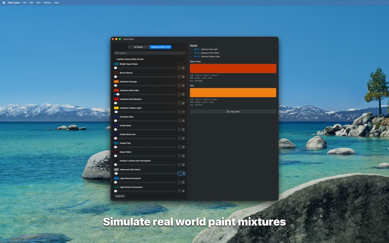 App screenshot
