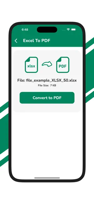 XLSX to PDF Converter screenshot 3