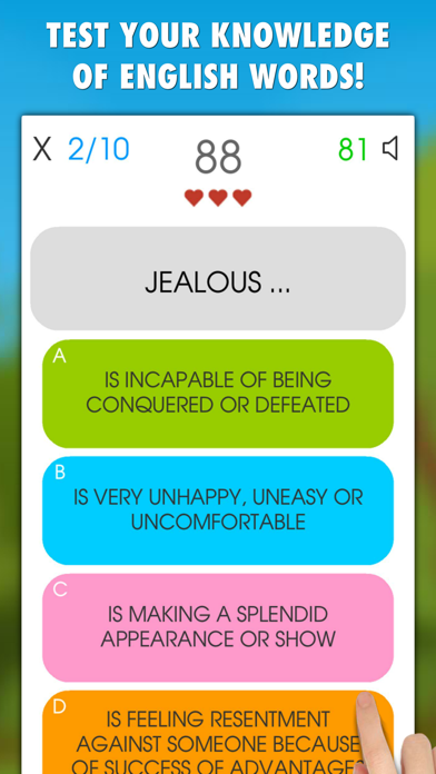 Screenshot #1 pour Spelling Bee Word Quiz PRO