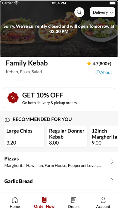 Family Kebab. Screenshot