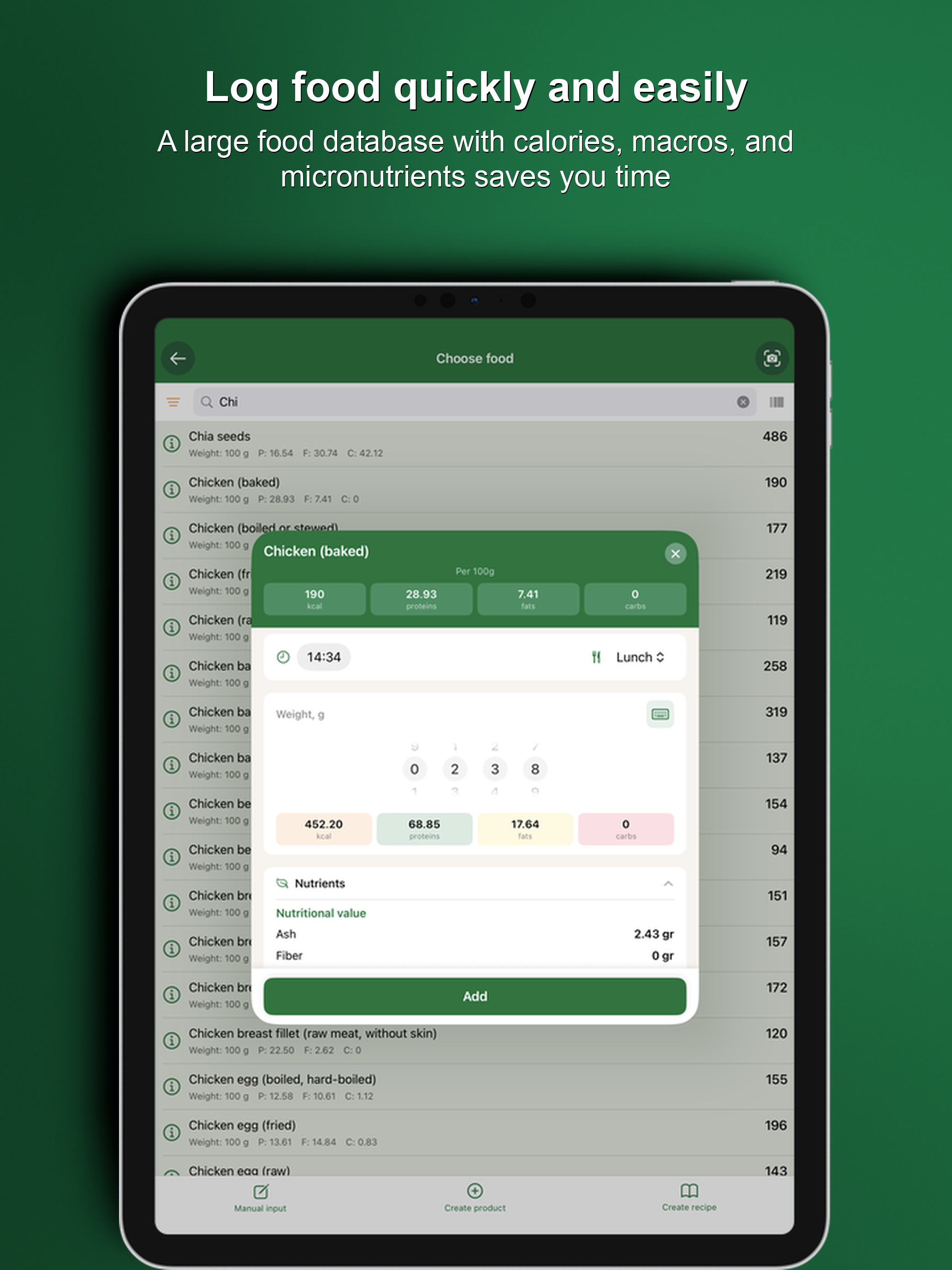 Calorie Counter by SIT30 screenshot 11