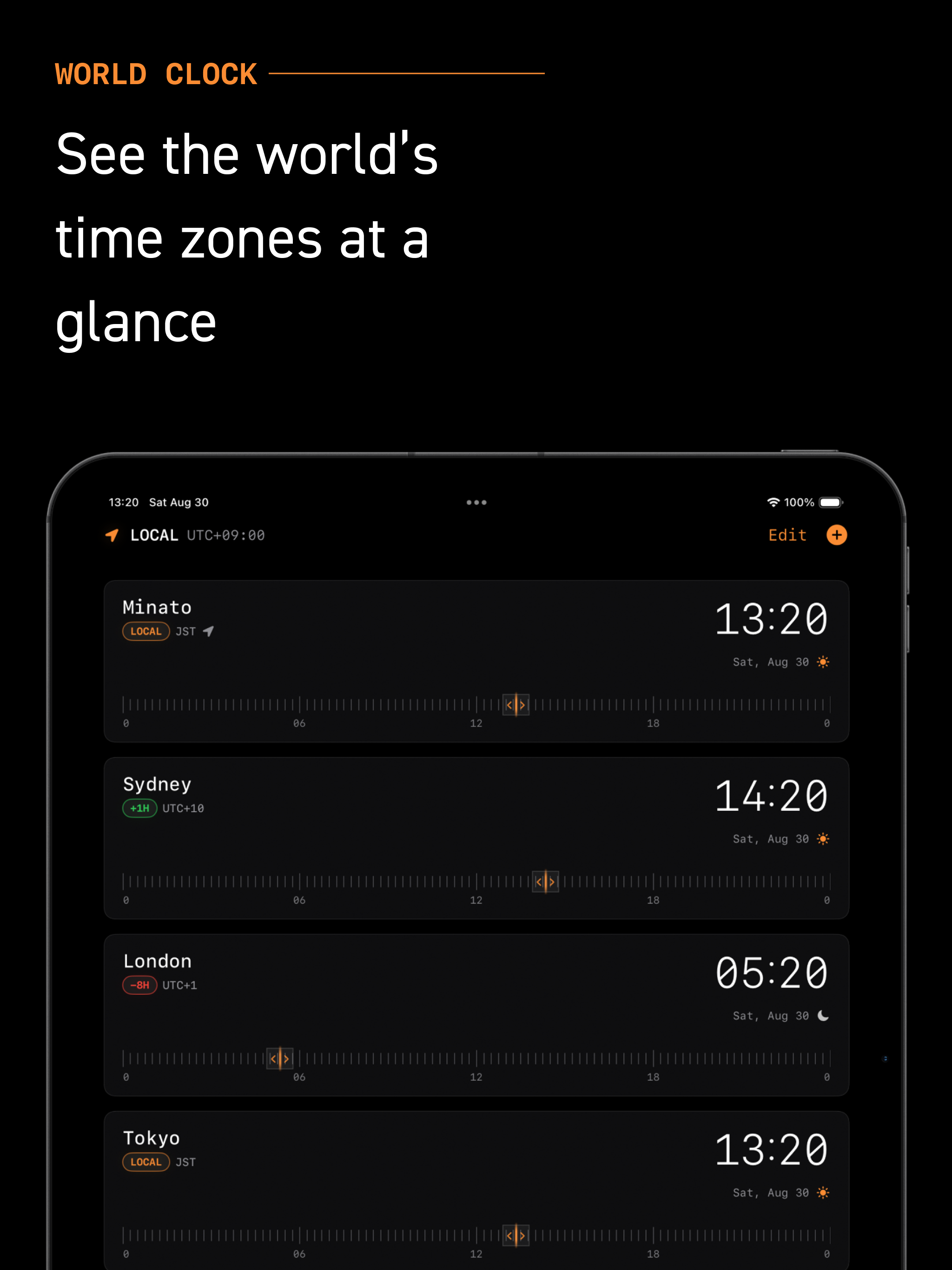 Axis - World Clock screenshot 5