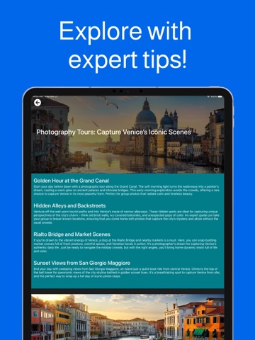 Venice Travel Guide .. iPad screenshot