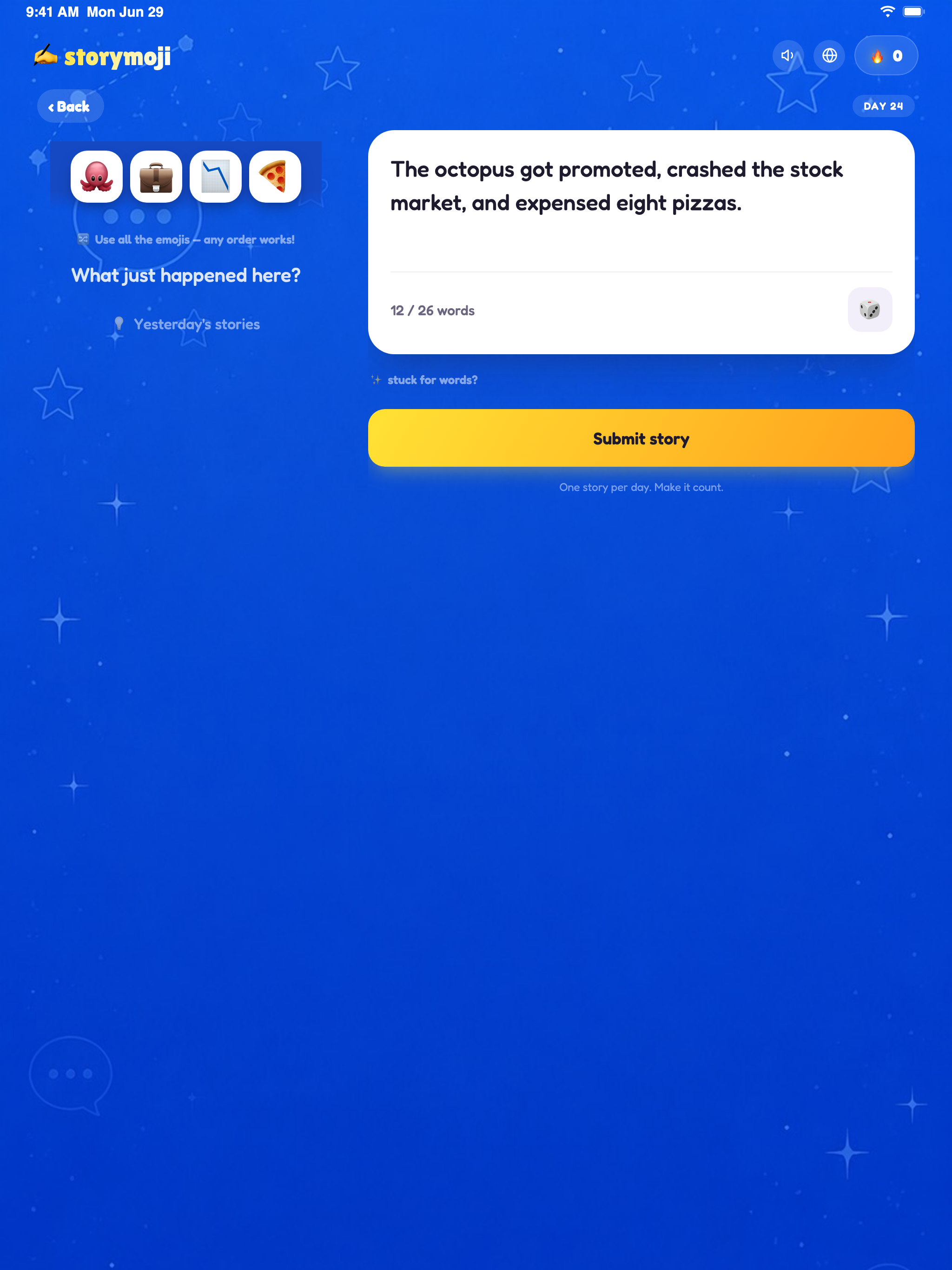 Storymoji: Emoji Story Game screenshot 9