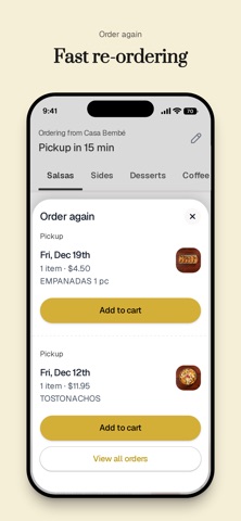 Casa Bembé Cuban Restaurant iPhone screenshot