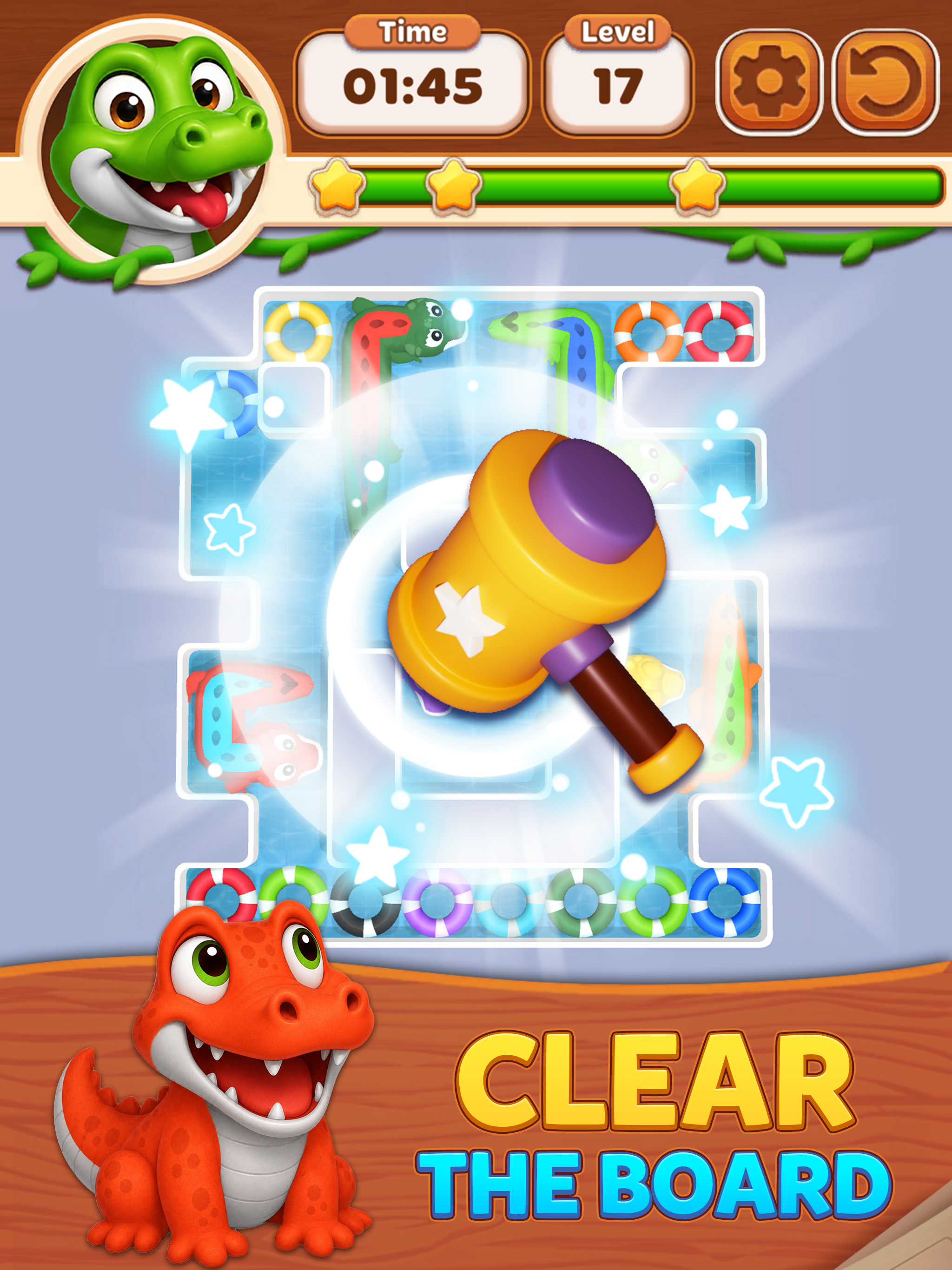 Croc Rush Puzzle: Brain Slide screenshot 8
