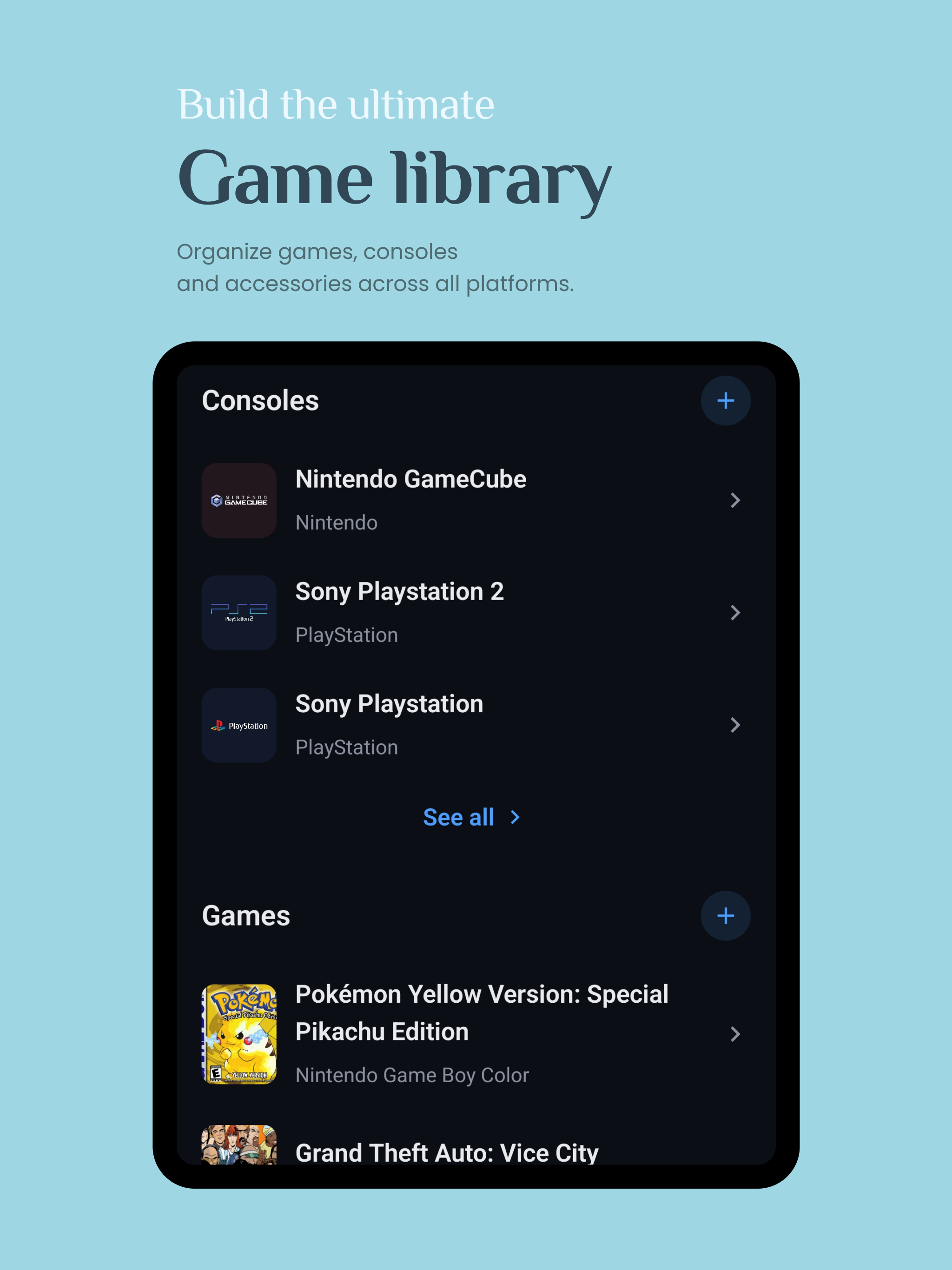 MyGameLib: Games and Consoles screenshot 6