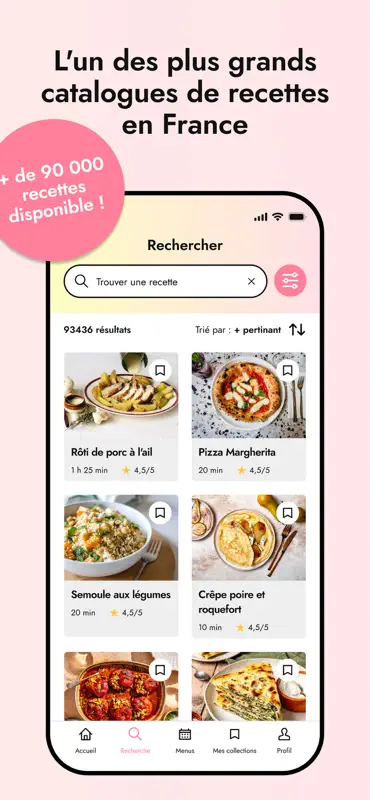 CuisineAZ : Recettes & Menus screenshot 7 of 7
