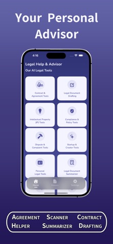 AI Legal Help & Advisor iPhone screenshot