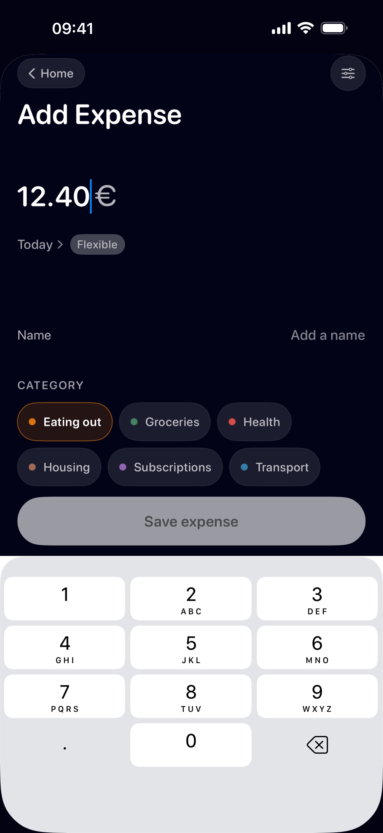 Screenshot 6 of Helio. Expense Tracker