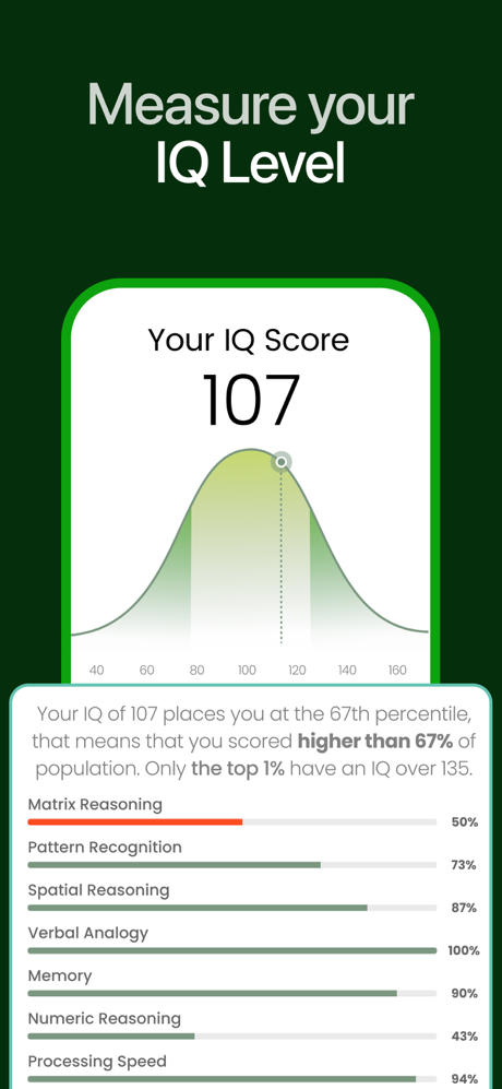 LEVO IQ Test & Brain Training screenshot 3