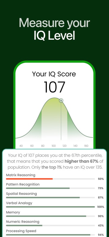 IQ Test & Brain Training Games screenshot 4