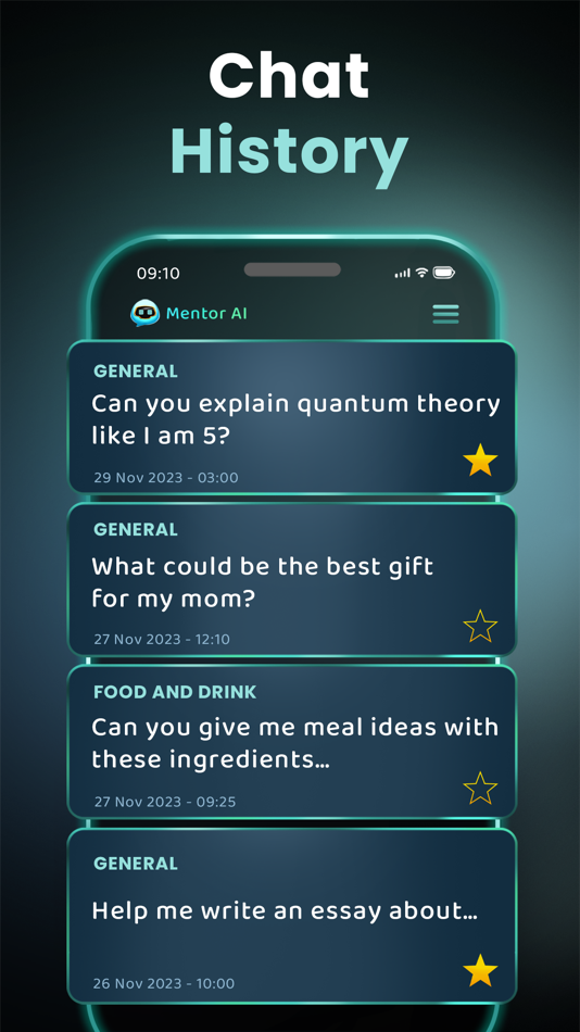 #9. Mentor AI - Ask Chatbot & Art (iOS) 由: Pati Game Studio