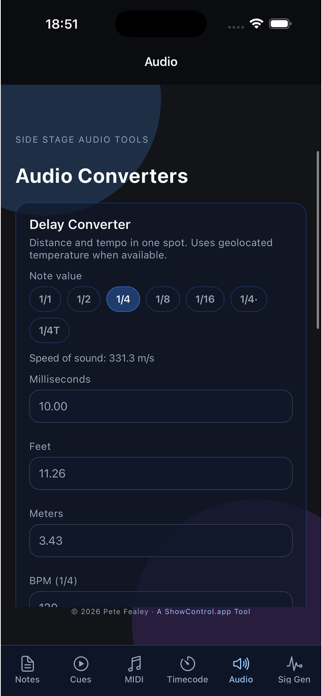 Side Stage Audio Tools Screenshot 5 of 5