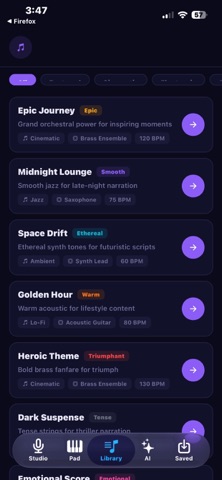 Starlight Voice Generator iPhone screenshot