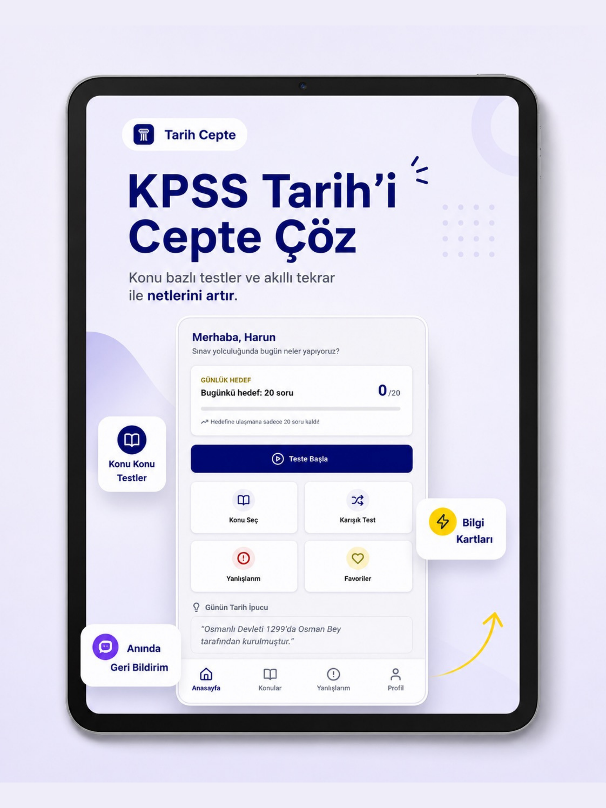 Kpss Tarih Soruları 2028 screenshot 6