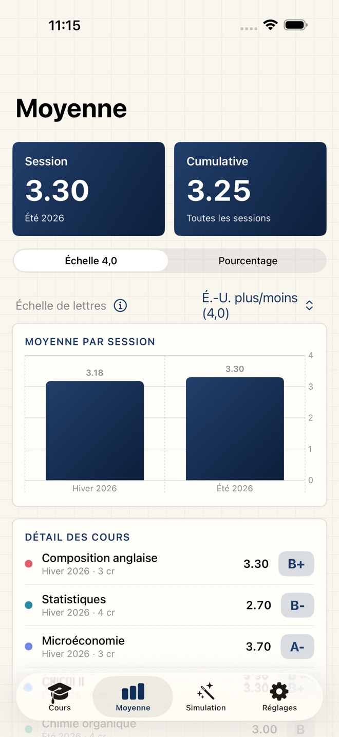 GradeCalc screenshot 4