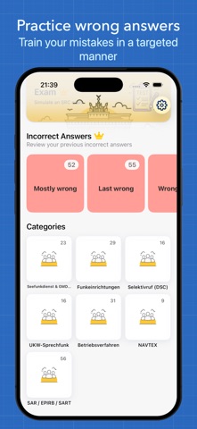 SRC Funkprüfung Seefunk Fragen iPhone screenshot
