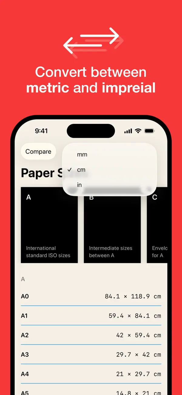 #2. Paper Sizes (iOS) Von: David Longworth