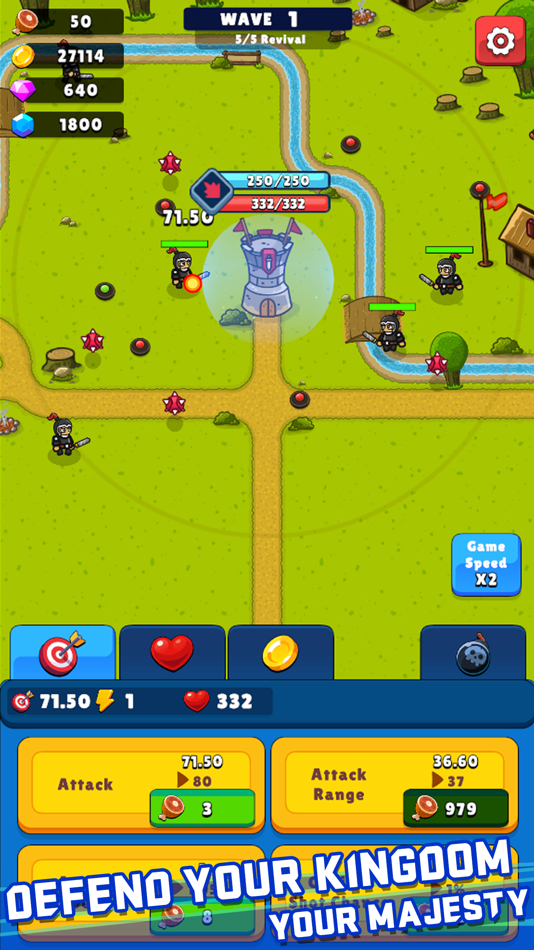#1. Idle Castle Tower Defense TD (iOS) 由: Seven Bulls LTD OOD