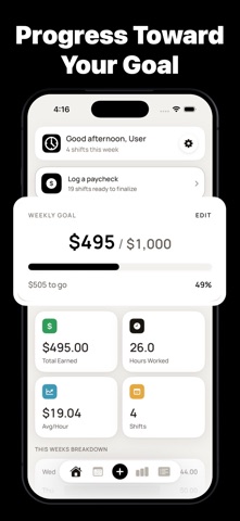 Hourly Pay Tracker - Clocked Screenshot 7 of 8