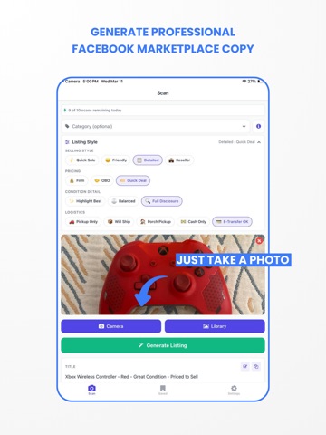 Marketplace Listing AI Copy