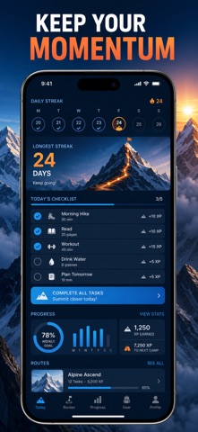 TaskClimb: Gamified To-Do List Screenshot 7 of 10