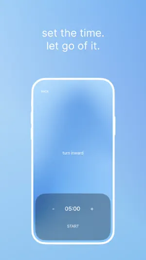 inwards: meditation timer screenshot 2