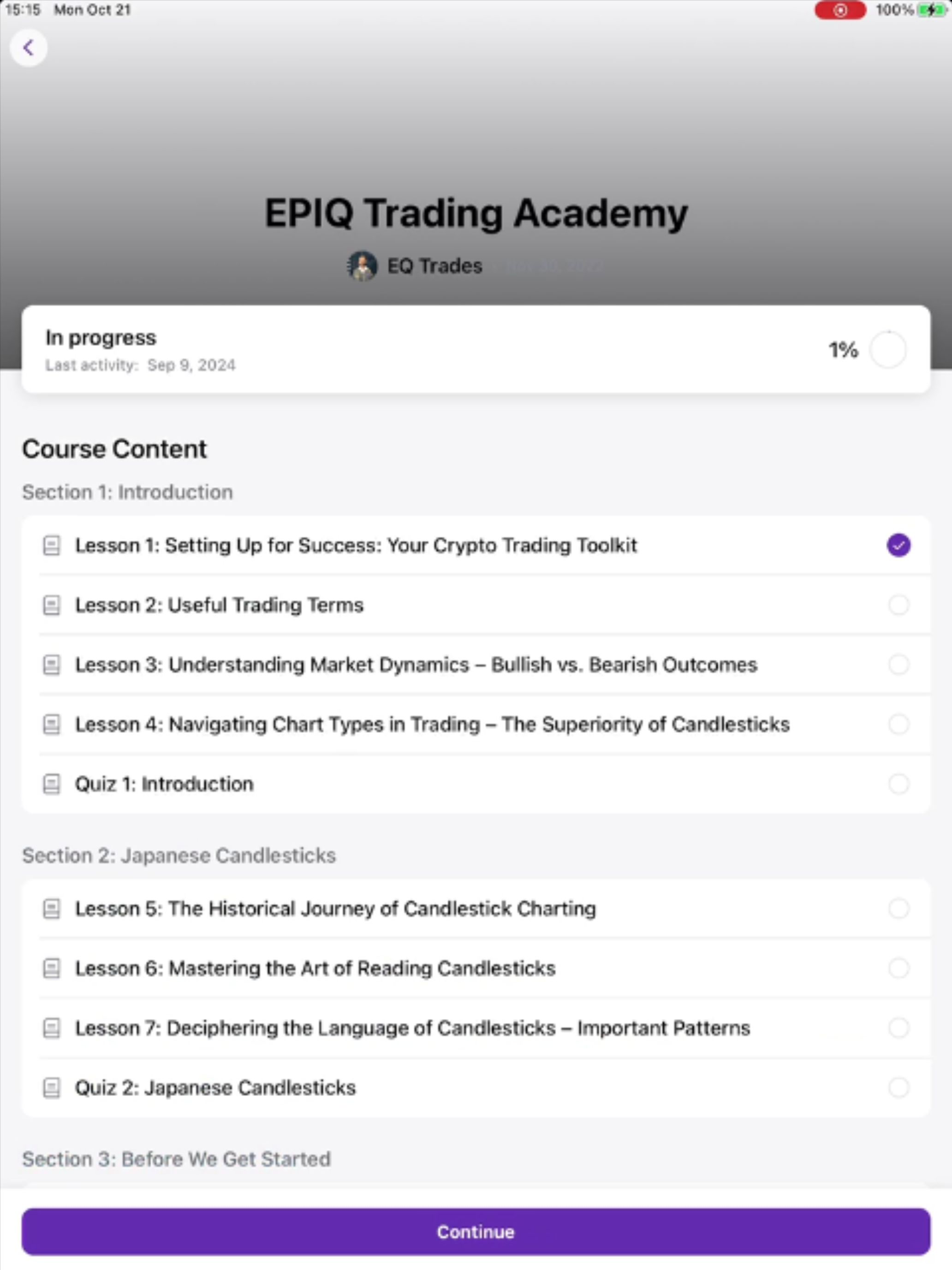 EPIQ Trading Floor