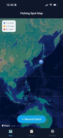 FishMark Log screenshot