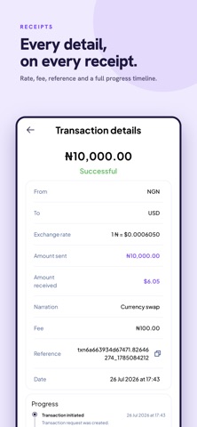 Transa.io screenshot