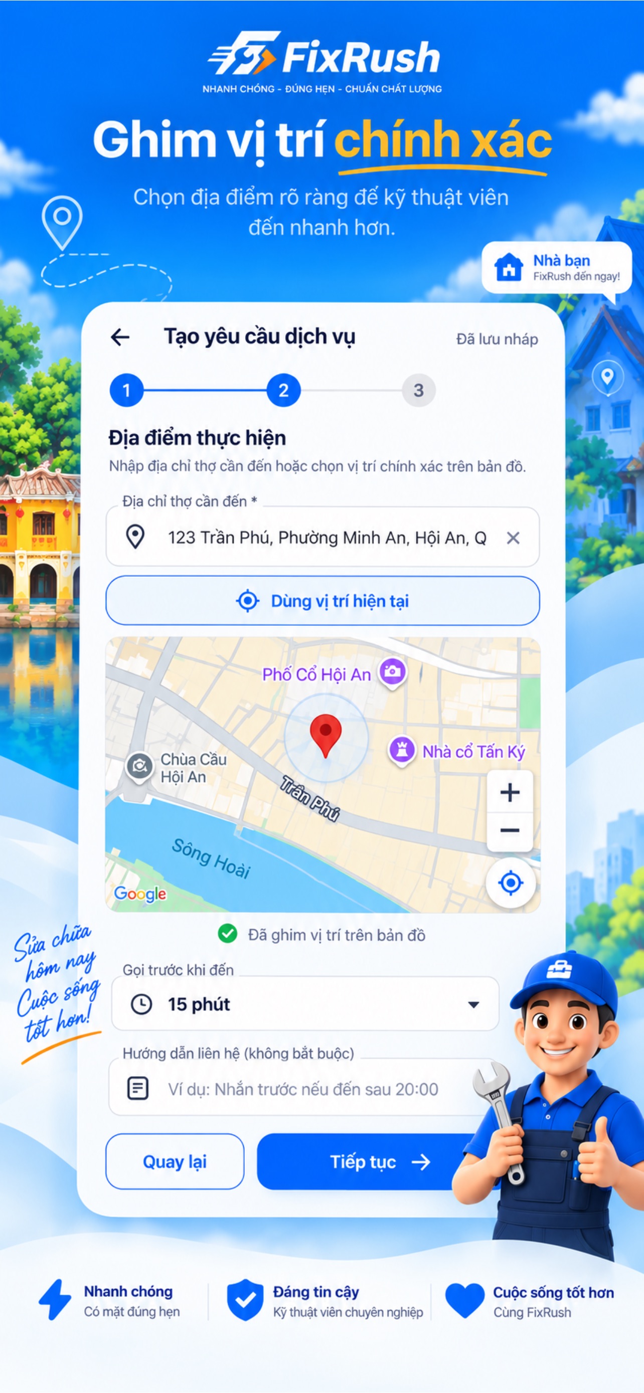 Screenshot 3 of FixRush – Sửa chữa & Bảo trì