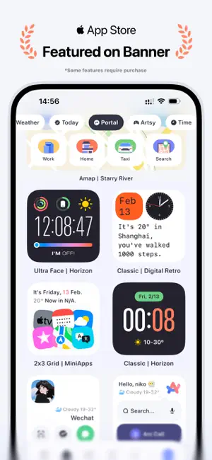 Koco Widgets: App Launcher iPhone screenshot 1