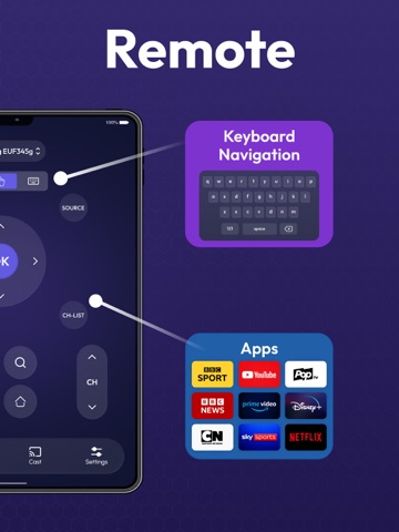 Universal TV: Remote Control ® iPad screenshot